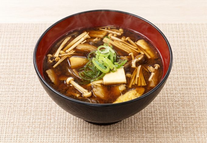 きのこづくしのみそ汁