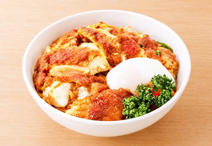 トロトロ卵のテリチキ丼