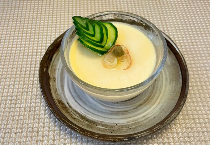 ひんやり卵豆腐