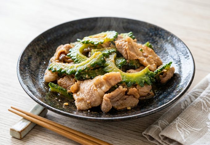 ゴーヤと豚肉のみそ炒め