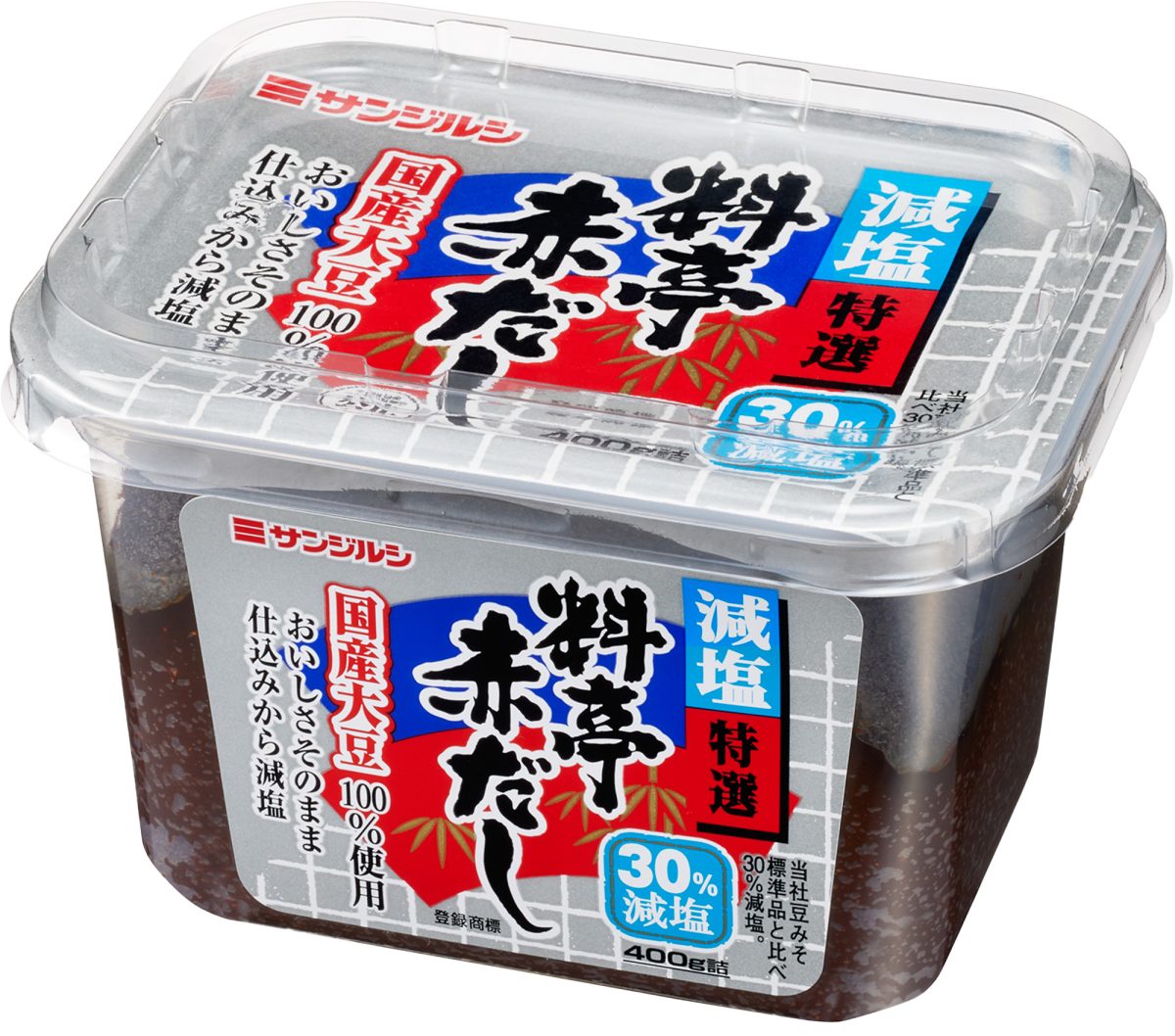 減塩特選料亭赤だし 400g | サンジルシ醸造株式会社 減塩特選料亭赤だし 400g | サンジルシ醸造株式会社