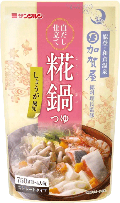 加賀屋総料理長監修　糀鍋つゆ白だし仕立て（しょうが風味） 750g