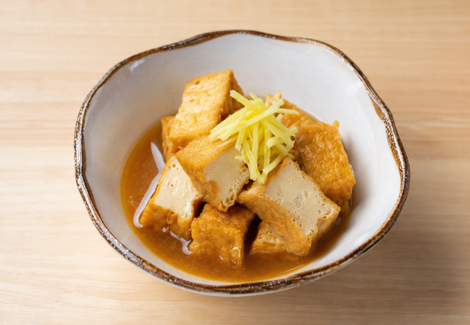 厚揚げの味噌󠄀煮