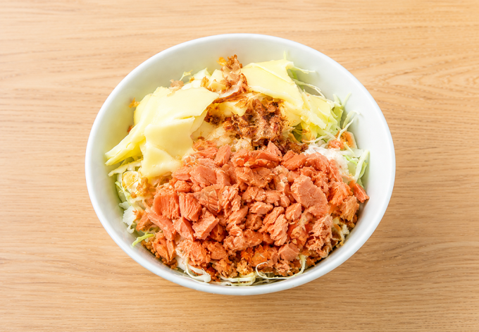 鮭とチーズのみそ汁ごはん