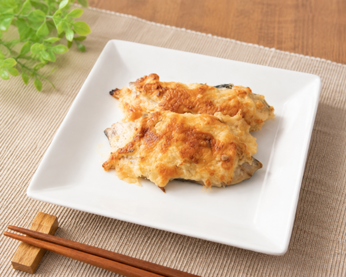 鰆の味噌󠄀マヨチーズ焼き